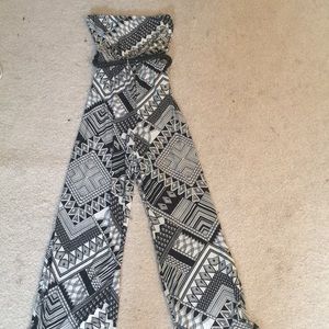 Strapless printed jumpsuit